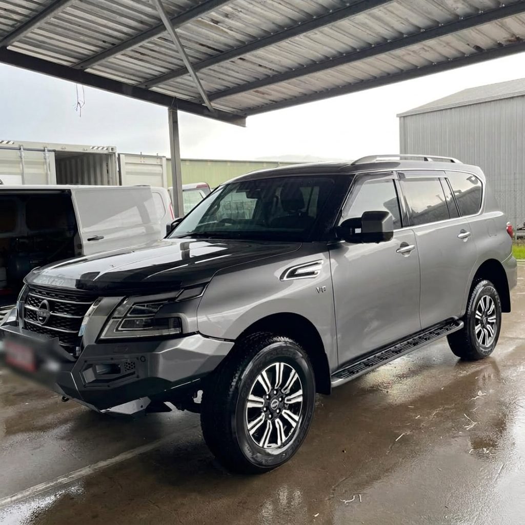 Four wheel drive detailed in a Townsville driveway