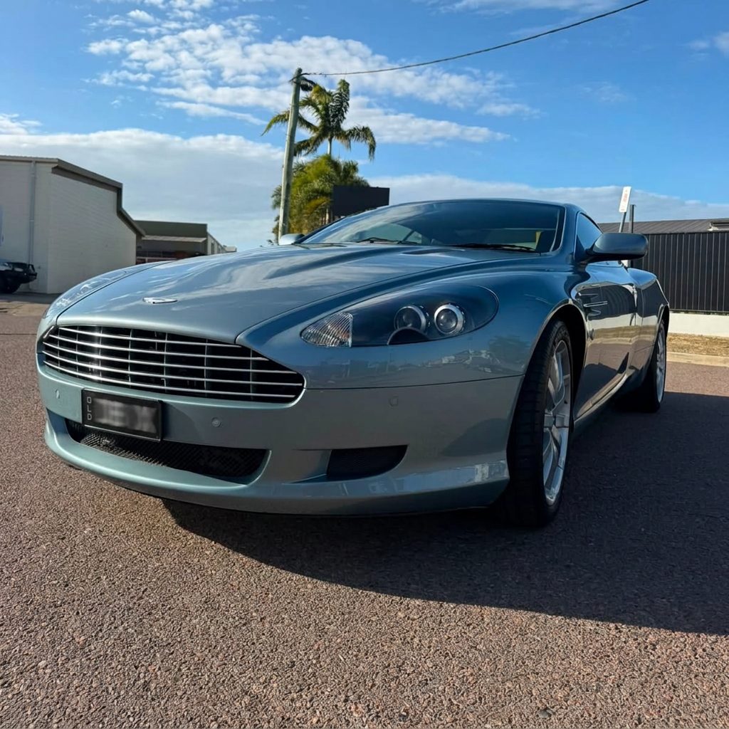 Detailed ute parked in a Townsville driveway after a mobile visit