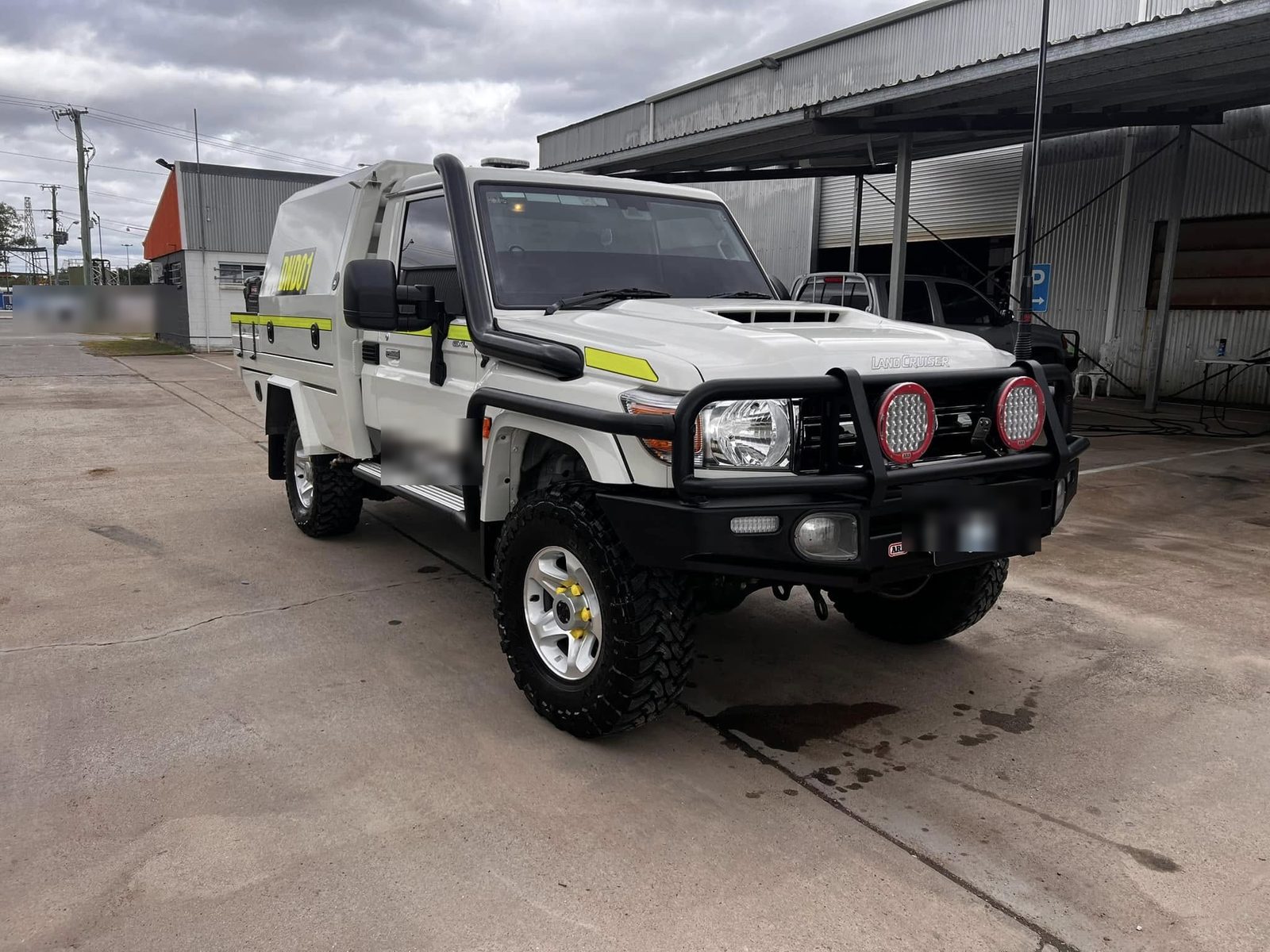 Land Cruiser fleet vehicle after detailing
